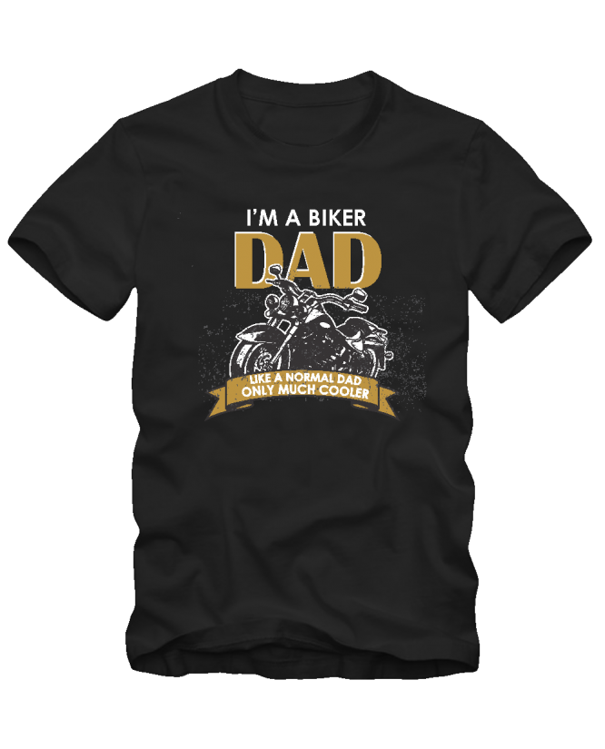 Marškinėliai Biker dad Marškinėliai Biker dad